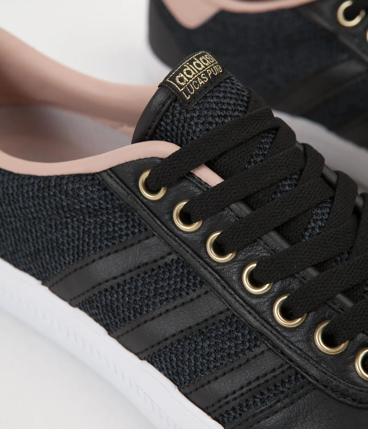 Adidas Lucas Premiere Shoes - Core Black / Ash Pearl / Gold Metallic