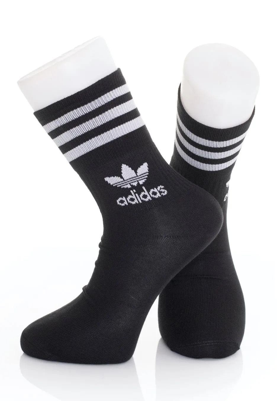 Adidas - Mid Cut Crew Black/White - Socks