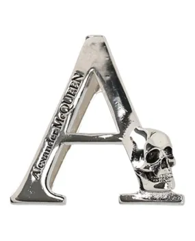 Alexander McQueen Womens Letter "A" Sneaker Charm