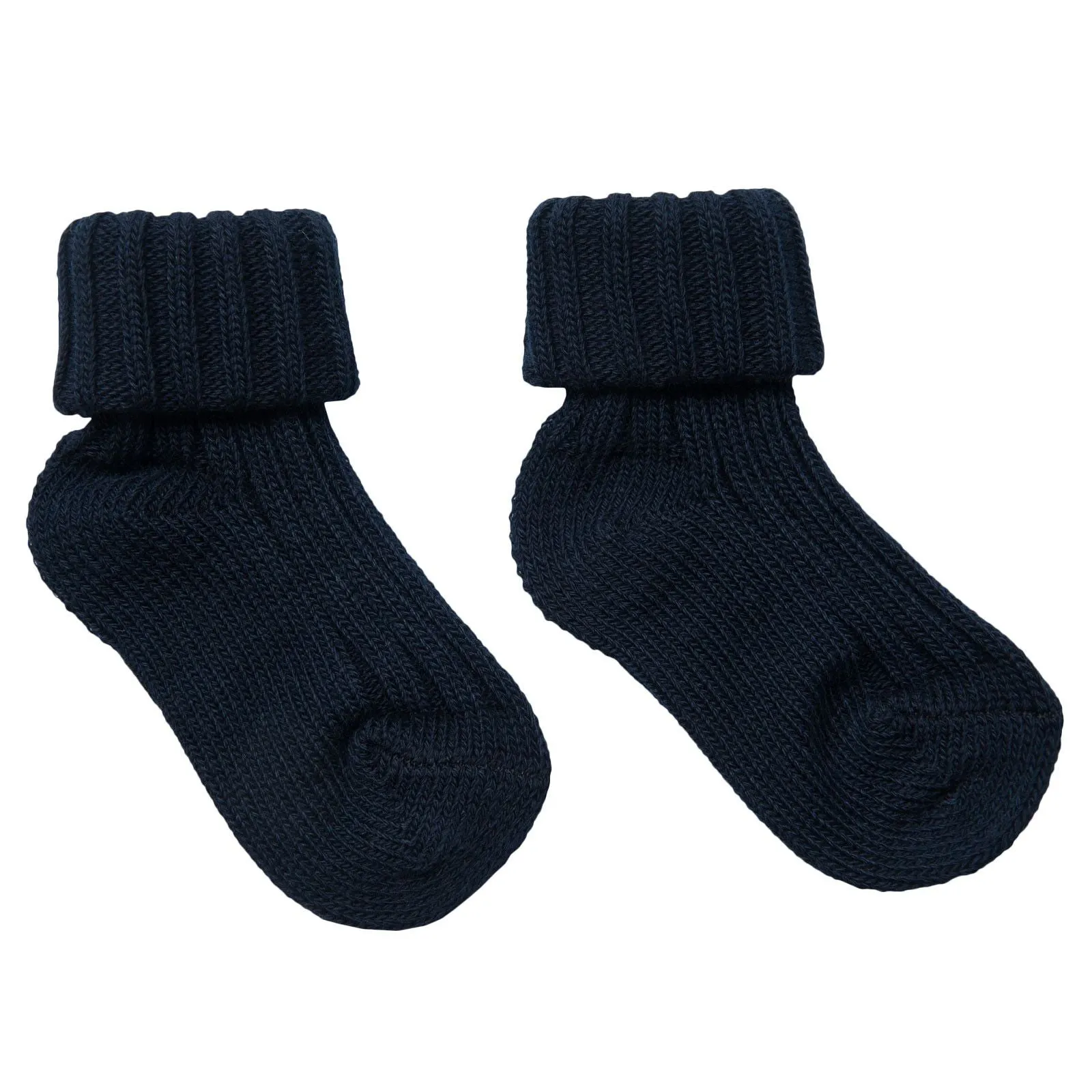 Baby Black Knitted Low Socks