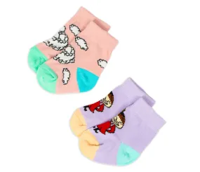 Baby Double Pack Snorkmaiden and Little My Socks