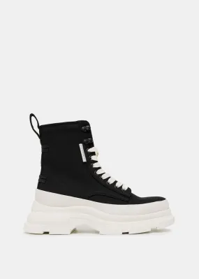 Black & White Gao High-Top Boots