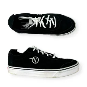 Black Shoes Athletic Vans, Size 8.5