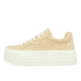 Buffalo Paired Sneaker Low Damen Organic Cotton Beige