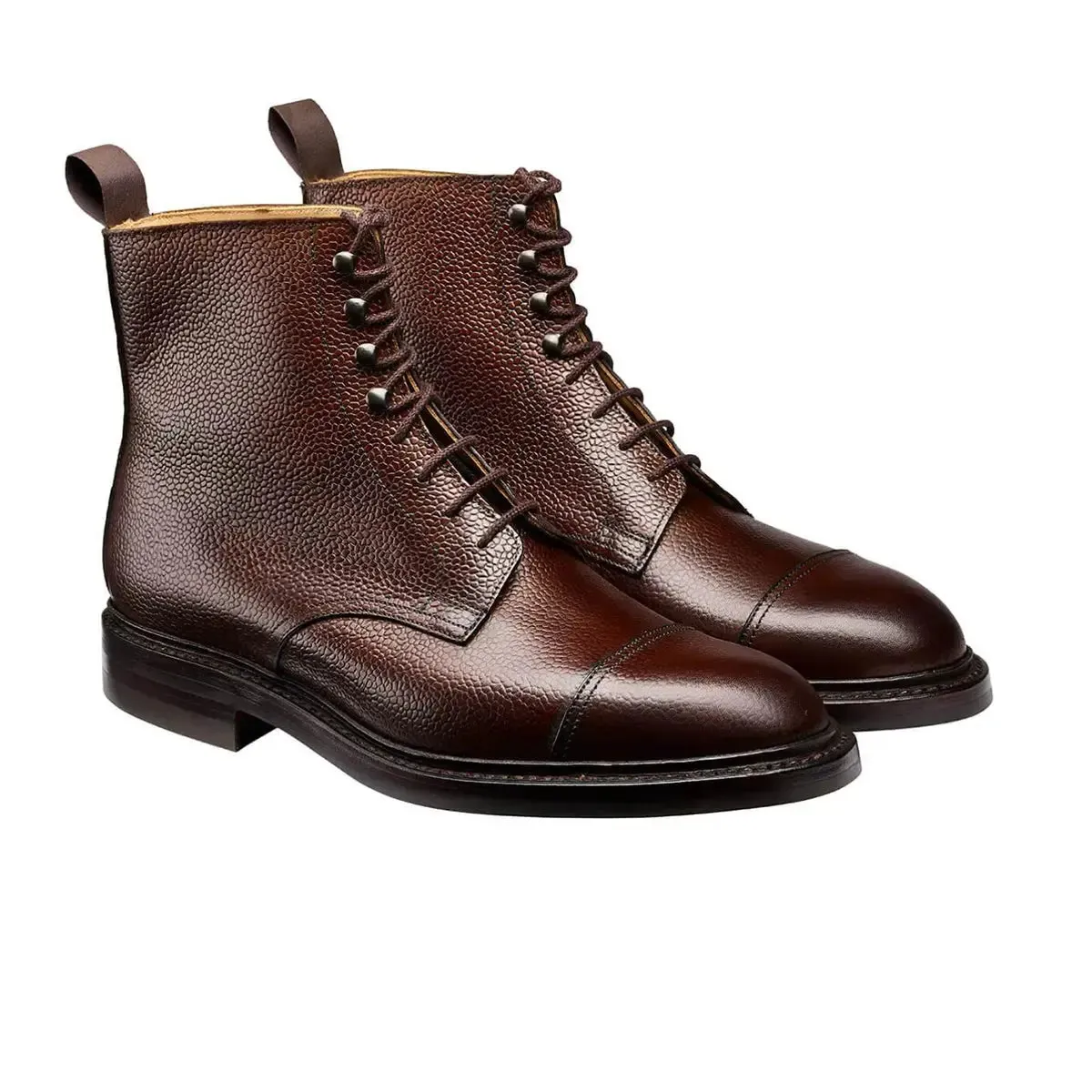 Dark Brown Coniston Country Grain Boots