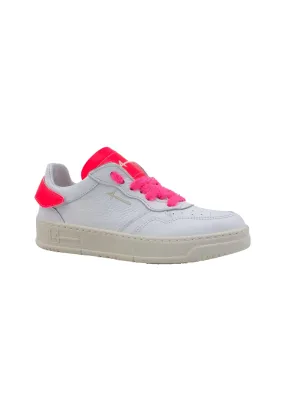 FOURLINE Sneaker Low Max Donna Bianco Rosa Fluo X81