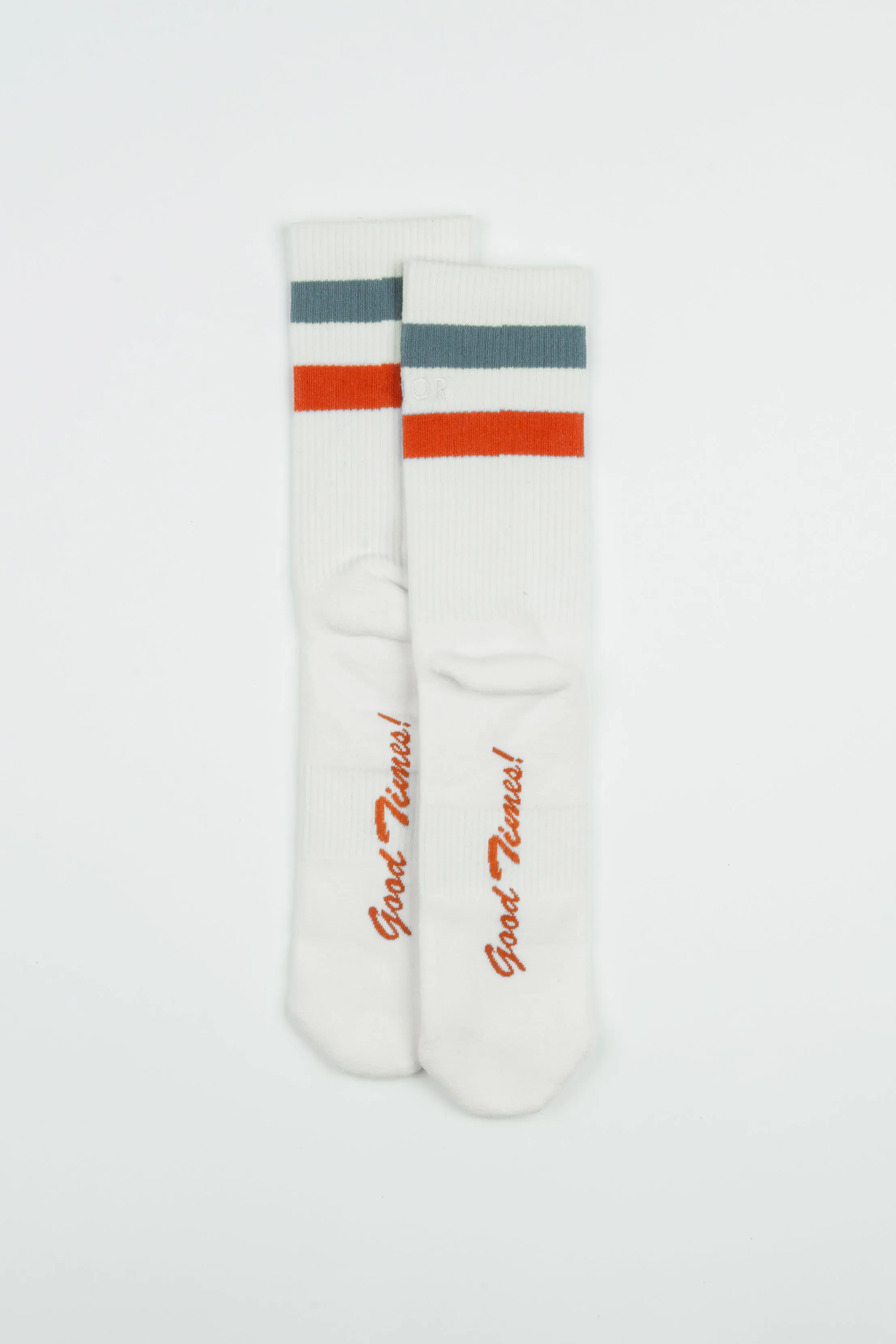 Good Times Vintage Stripes Socks - Blue Red