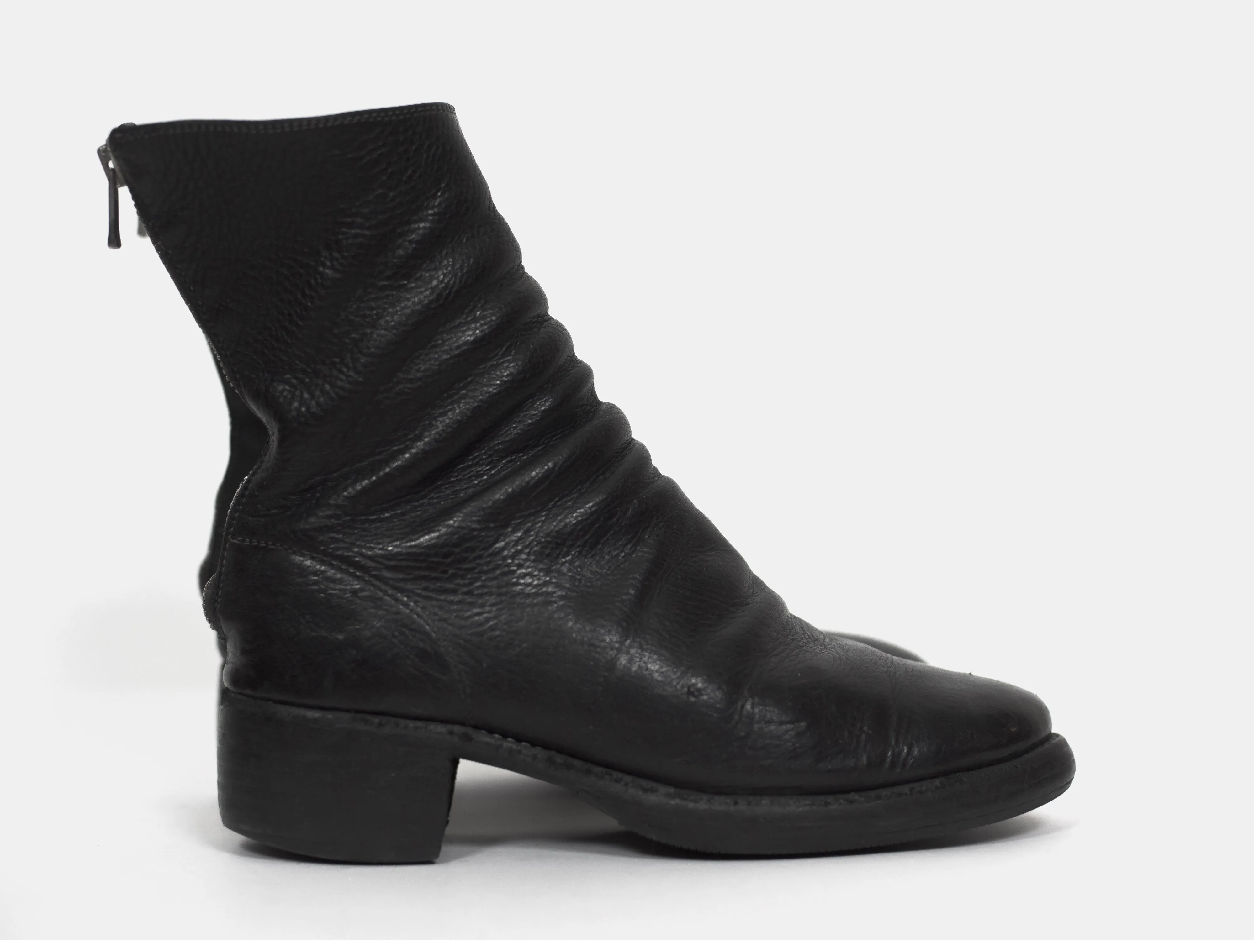 Guidi 788Z Stacked Heel Backzip Boots