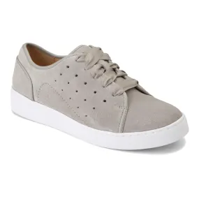 Vionic Keke Sneaker - Light Grey Suede